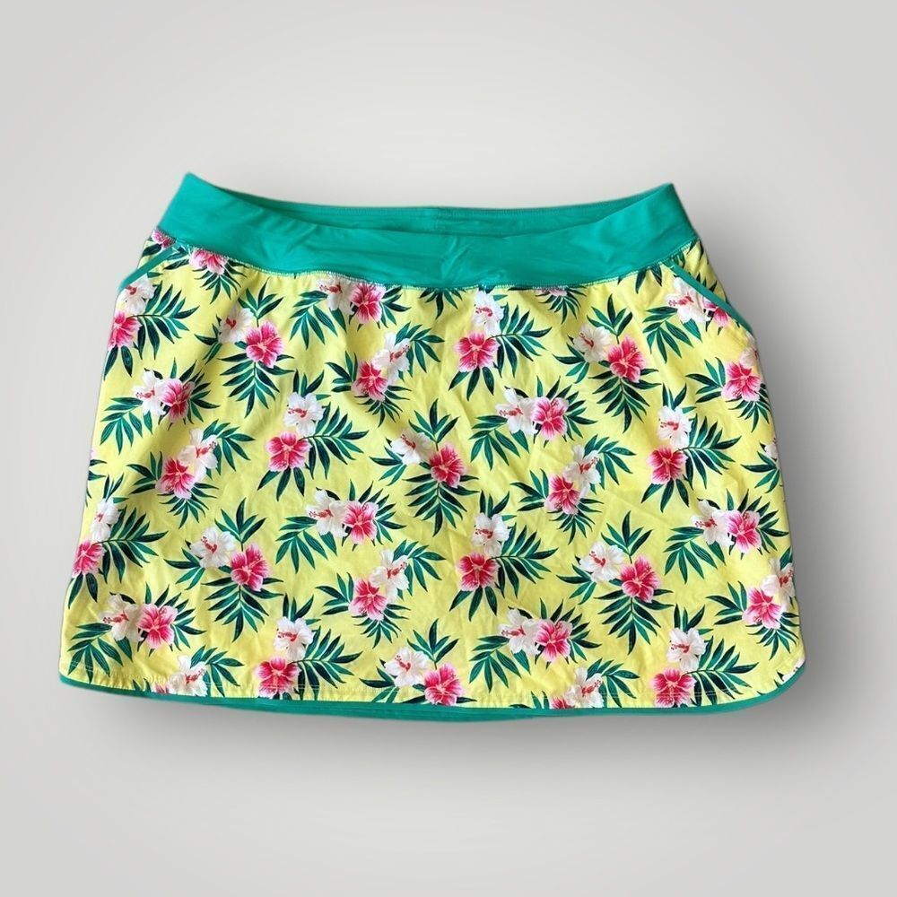 🎉5 for $45🎉 Lands End Swim Skirt Bottom Women Size 20W Floral